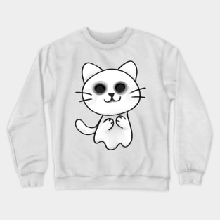 Ghost Cat Crewneck Sweatshirt
